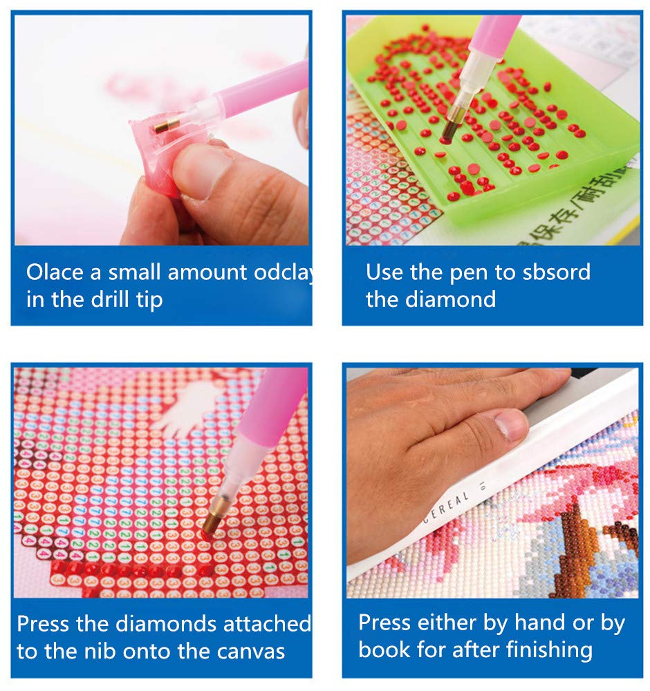 Plzoslly Paint by Numbers for Adults Kids, Star Wars Baby Yoda DIY 5D Diamond Painting Kits Mandalorian Round Full Drill Crystal Rhinestone Embroidery Arts Craft for Home Wall Decor 12 x 16 Inch Plzoslly