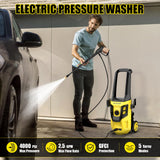 AcquaX Electric Pressure Washer, 4000 PSI 2.5 GPM Electric Power Washer with 4 Quick Connect Nozzles, 35FT Power Cord, 20FT Hose, Foam Cannon for Cars/Patios/Diverway/Fences AcquaX
