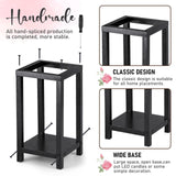 Geelin 10 Pcs Wooden Candle Lantern Wedding Lantern Centerpiece Lantern Candle Holder for Table Fireplace Lantern Decorative Farmhouse Candle Lantern for Wedding Baby Shower(Black, 10.59 in, 13 in) Geelin