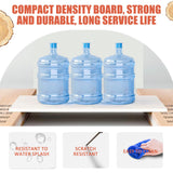 LINLIUA 360° Rotating Bookshelf for Kids & Adults - 4/5 Tier Floor Standing Storage Rack in Grey LINLIUA