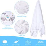 Macarrie 2 Pieces Sublimation Blanket Sublimation Baby Blank Blanket Newborn Swaddle Infant Blanket Receiving Blanket Fuzzy Swaddle Blanket for Baby Travel DIY Backdrop (30 x 40 Inch) Macarrie