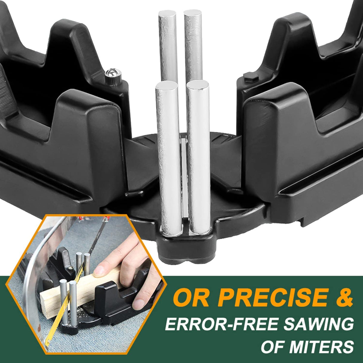 2-in-1 Mitre Measuring Angle Cutting Tool Measuring Sawing Mitre Kit For Pipeline Installation Home Improvement Carpentry Work Woodworking Craft SEAHUI