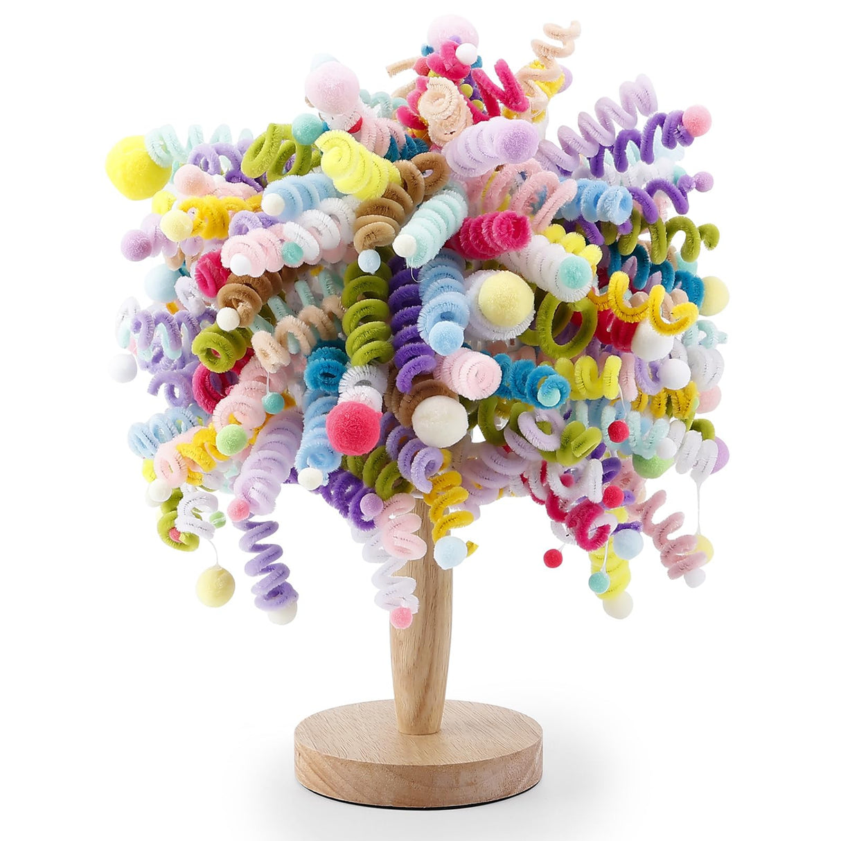 Caydo 200 PCS Thick Pipe Cleaners Craft Supplies Multi-Color Chenille Stems for Art and Craft Projects Creative DIY Decorations (12inch x 6mm) Caydo