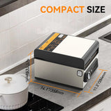 [2023 New] Wevac 10 inch Chamber Vacuum Sealer, ideal for liquid or juicy food including Fresh Meats, Soups, Sauces and Marinades. Visible vacuum degree, Professional sealing width, Commercial machine Wevac