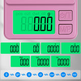 Diyife 1000g Digital Pocket Gram Scale 0.01g Accuracy, Mini Jewelry Scale with Protective Cover, 7 Units, Tare Function, LCD Display, Suit for Jewelry, Powder, Pink Diyife