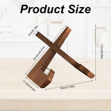 Cook Book Stand Cookbook Stand for Kitchen Counter, Cookbook Holder Stand, Wooden Bible Recipe Book Holder Stand for Kitchen, Wooden Cookbook Display Stand Holder for Kitchen Counter Tablet Zxglxinyao