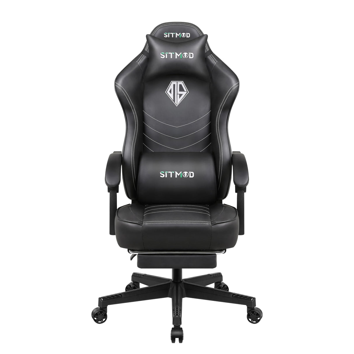 Gaming Chair for Adults, Big and Tall Gamer Chairs with Footrest and Lumbar Support, Height Adjustable Reclining Heavy Duty Computer Chair for Gaming Room, Living Room and Office SITMOD
