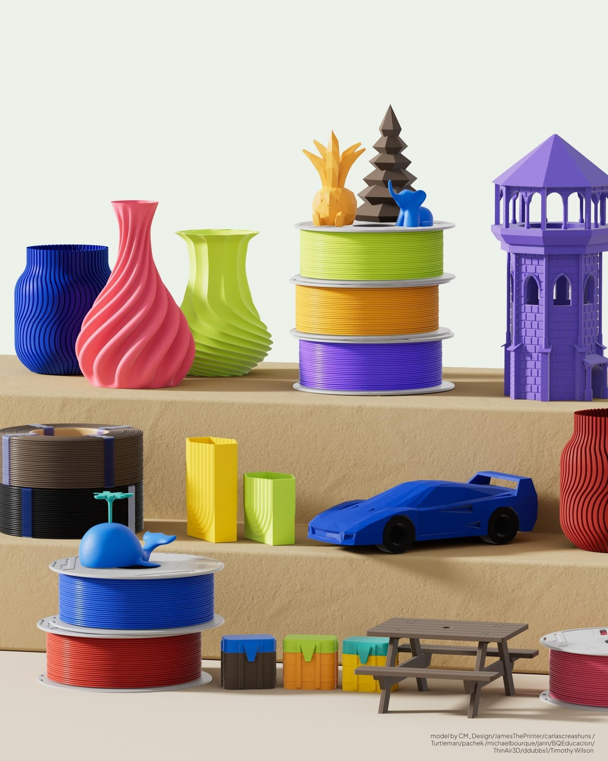 ELEGOO PLA Basic Refill Filament 1.75mm Black 1KG, 3D Printer Filament No Spool Dimensional Accuracy +/- 0.02mm, 3D Printing PLA for Reusable Spool Refilling ELEGOO