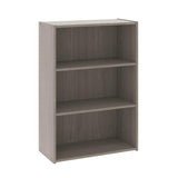 Sauder Beginnings 3-Shelf Bookcase in Silver Sycamore Finish Sauder
