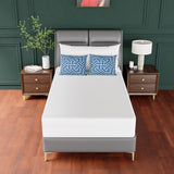 PayLessHere 10 Inch Twin Mattress Green Tea Memory Foam Mattress CertiPUR-US Certified,Medium-firm mattress，Removable Soft Cover,Fiberglass Free,Twin mattresses for Bed Frame, Bunk Bed, Trundle, White PayLessHere