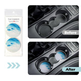 100Pcs Car Coaster Packaging for Selling, Sublimation Car Coasters Cards with 100pcs Bags Suitable for Business Packaging Display, Sublimation Car Coasters Cards for Selling WoodArtSupply