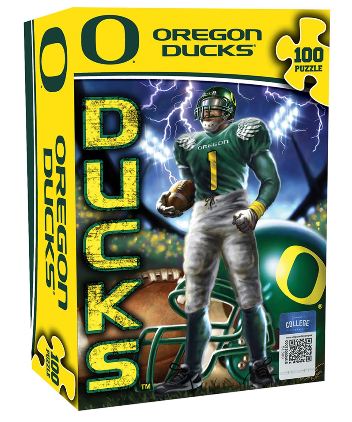 MasterPieces NCAA Oregon Ducks Jigsaw Puzzle, 100-Piece Masterpieces