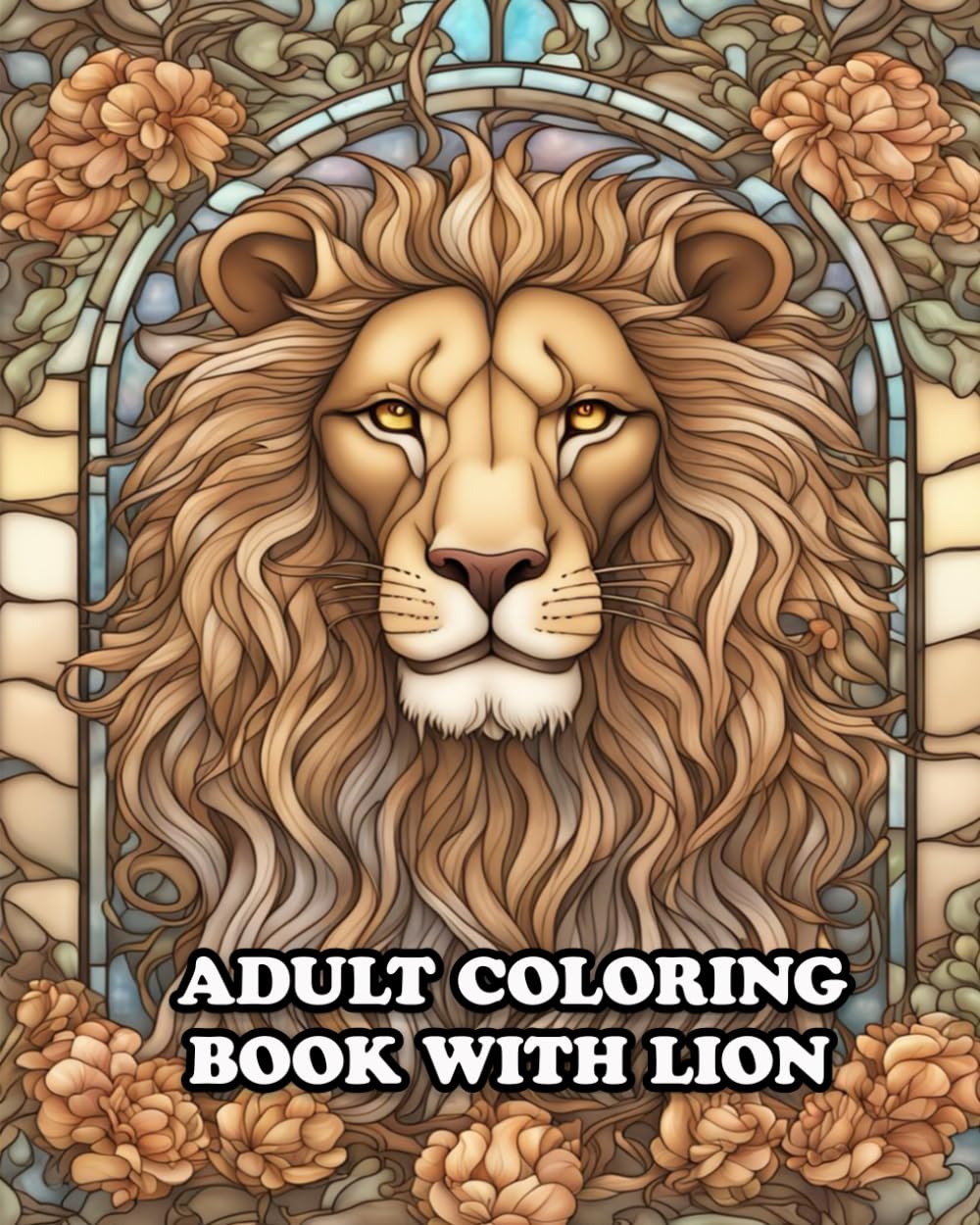 Adult Coloring Book with Lion: For Stress Relieving in Amazing Lion Coloring World Majosta