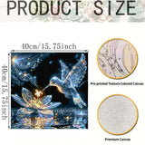 SHICERNHJ DIY Hummingbird Paint by Numbers Kit for Adults Beginner,Birds Flowers Paint by Number Kits for Adults, Acrylic Paint by Number On Canvas for Home Wall Decor 16 X 16 Inch SHICERNHJ