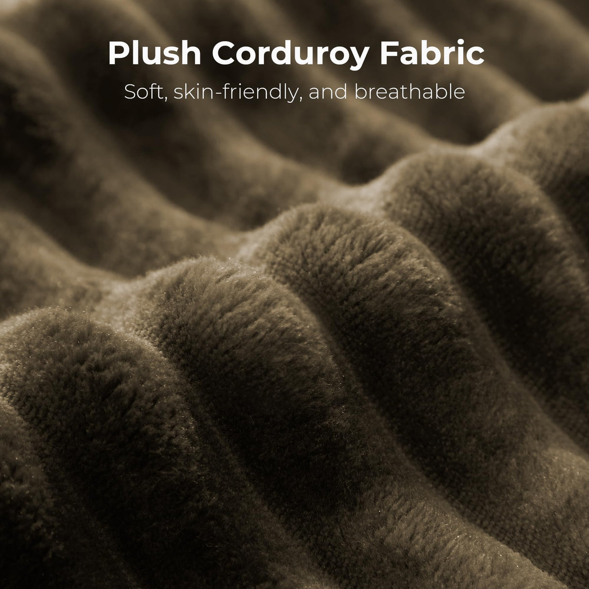 LIKIMIO 71" Loveseat Sofa in a Box - Plush Corduroy Deep Seat Couch, No Assembly Required, Space-Saving Design for Compact Living Room, Apartment, Home Office, Brown LIKIMIO