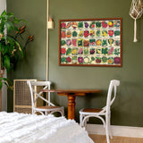 Vintage Plant Puzzle 1000 Pieces for Adult, Flower Puzzle of Heirloom Seeds, Garden Jigsaw Puzzles Fruit BBOLDIN