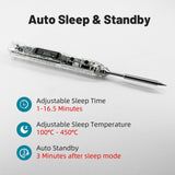 SEQURE SI012 Soldering Iron Kit, 68W Portable Soldering Iron Electric, Fast Heating, DC+PD Power Input, Digital OLED Display, Constant Temperature, Auto Sleep Welding Tool, TS-B2 Soldering Tip, XT60 SEQURE