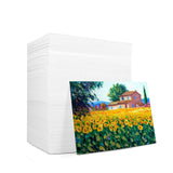 TOUNALKER 500 Pcs Watercolor Paper Bulk, White Cold Press Paper 300 GSM Watercolor Paper Pad Sketch Art Painting Paper for Kids Watercolorist Academy Students Beginning Drawing TOUNALKER