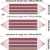 Outdoor Amacas Garden Camping Hammock,Hammock Portable with Carrying Bag for Patio Yard Garden Backyard Porch Travel ﻿ Ovyuzhen