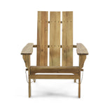 Christopher Knight Home Aberdeen Outdoor Contemporary Acacia Wood Foldable Adirondack Chair, natural stained Christopher Knight Home