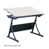 Safco 3957 PlanMaster Height-Adjustable Drafting Table for use with 3948, 3951 Table Top (Sold Separately), Black Safco Products
