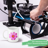 Irenare 30 Pack Sublimation Mugs Bulk, 11 oz Sublimation Coffee Mugs White Blank Ceramic Coated Cup for Art Gifts DIY Craft Irenare