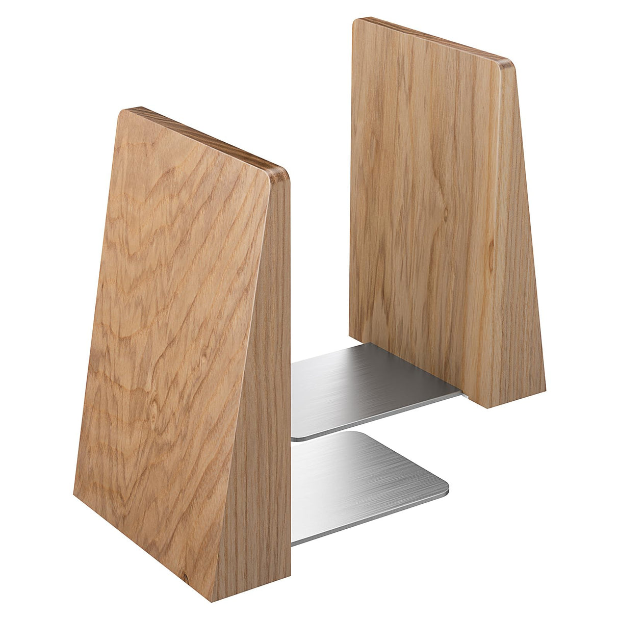 DRELIFAM Ash Wood Book Ends Heavy Duty Handmade Book Ends for Shelves Decorative Bookends to Hold Heavy Books (Ash Wood Small) DRELIFAM