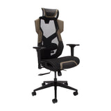RESPAWN FLEXX Mesh Gaming Chair with Lumbar Support, Ergonomic Gaming Chair with Recline/Tilt Tension Controls, Adjustable Arms, 300lb Max Weight with Wheels for Computer/Desk/Office - Brown RESPAWN
