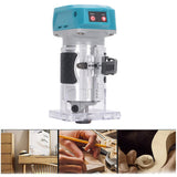 Respicefinem 6 Router 18V 19.0×17.0×12.0 Brushless Trimming Carving Machine Brushless Woodworking Router 18V Battery Hole Trimmer For Bl1815 Trimming Router Woodworking Hole Trimme Respicefinem
