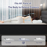 Queen Mattress,10 Inch Hybrid Memory Foam Mattresses in a Box, Individually Wrapped Pocket Coils Mattress for Isolate Motion ,Pressure Relief, CertiPUR-US Certified, Fiberglass Free &Support Comfort Bedtter