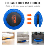 VEVOR 3FT Trampoline 36" Indoor/Outdoor for Toddlers, Foldable Mini Baby With Foam Handle, Recreational Birthday Gift VEVOR