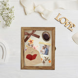 TJ.MOREE Shadow Box Frame 8 x 10 Shadowbox Display Case Picture Frame with Linen Back Memorabilia Bouquet Medals Military Photos Memory Box TJ.MOREE