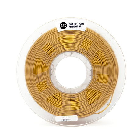 Gizmo Dorks 3mm (2.85mm) ABS Filament 1kg / 2.2lb for 3D Printers, Gold Gizmo Dorks
