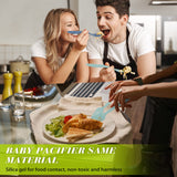 Mixweer 2 Pcs Silicone Flexible Fork 11.6 Inch Silicone Heat Resistant Cooking Fork Large Kitchen Non Stick Spork Ultimate for Mix Ingredients, Mash Food, Whisk Eggs, Baking(Blue Series) Mixweer