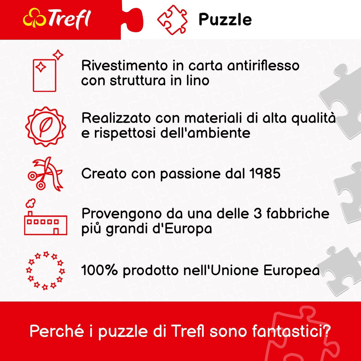 TREFL 1000 Piece Jigsaw Puzzles, Pisa Tower, Leaning Tower of Pisa Puzzle, Tuscany Italy Puzzle, Adult Puzzles, Trefl 10441 Trefl