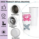 XccMe 30oz Sublimation Tumblers Bulk,4PACK Stainless Steel Coffee Mugs,Double Wall Vacuum Insulated with Shrink Wrap Films and Splash Proof Lids,Travel Cups for DIY Gift,Coffee,Beverage White XccMe