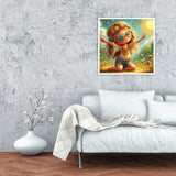 5D Diamond Painting Kits for Adults Beginners- Fantasy Girl Diamond Art Kits for Adults, Flower Gem Art and Craft Kit for Home Wall Decor 12x12inch FQOVKYN