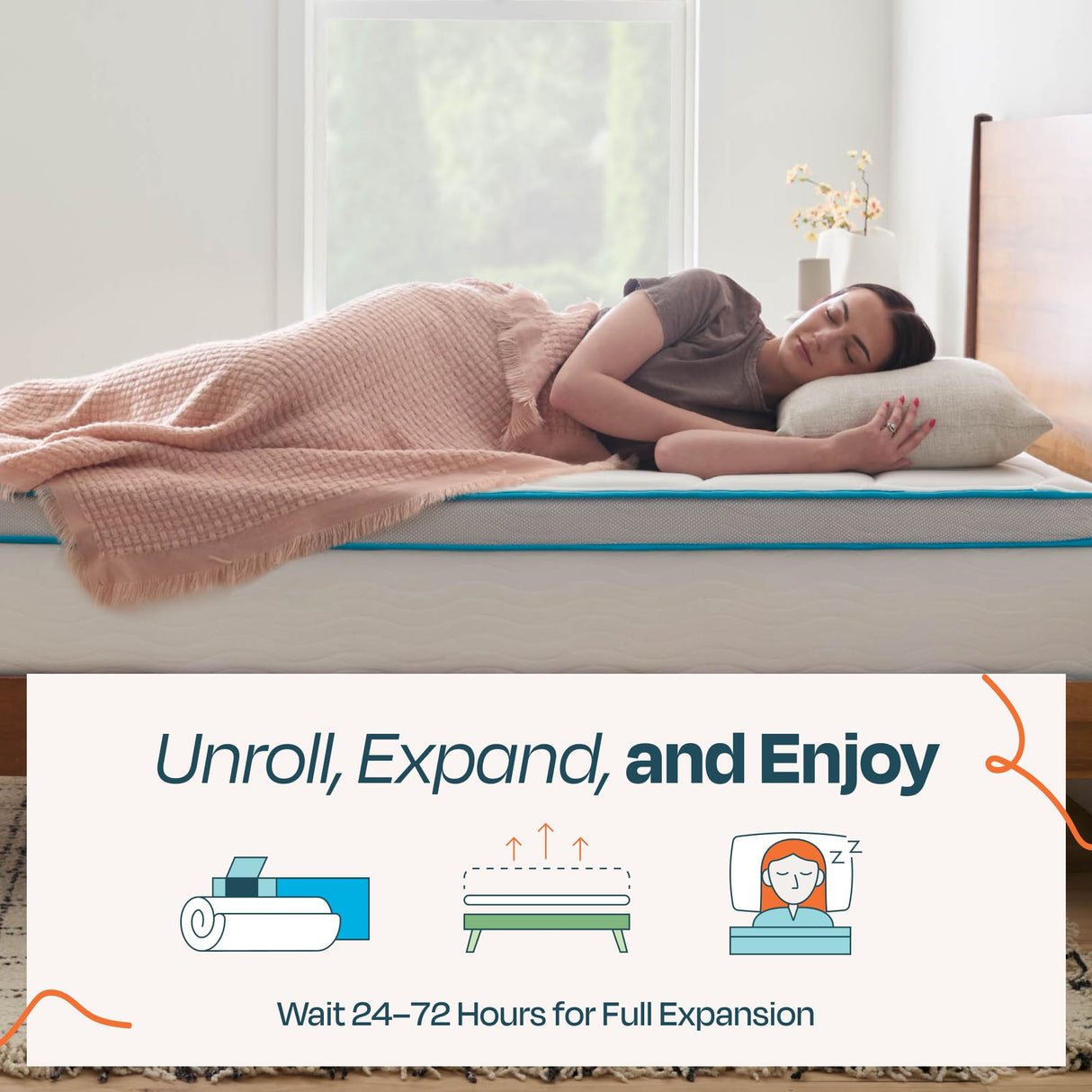 Linenspa 12 Inch Memory Foam and Spring Hybrid Mattress - Medium Plush Feel - Bed in a Box - Pressure Relief and Adaptive Support - Breathable - Cooling - Primary Bedroom - King Size Linenspa