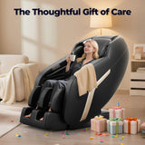 BOSSCARE Zero Gravity SL-Track Massage Chair: 2025 3D Full Body Recliner - Back Heating Deep Stretching Massage Chairs for Home Office - Body Scanning HiFi Bluetooth BOSSCARE
