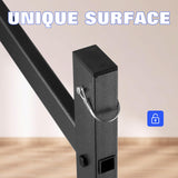 Morohope Freestanding Kayak Storage Rack Kayak Tackle Storage Heavy Duty Weatherproof Outdoor Storage Rack Storage Hooks for Kayaks, SUP, Canoe Paddleboard, 3 Levels, Black, SL35003BK Morohope