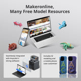 Anycubic Kobra S1 3D Printer Only, Support Multi Color Printing Needs ACE Pro, Max 600mm/s High Speed High Precision Anycubic App One-Click Printing Ultra-Quiet Printing 250 * 250 * 250mm ANYCUBIC