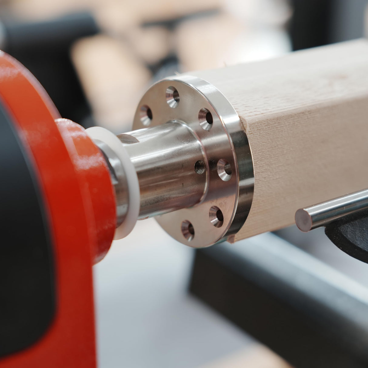 BMWOOD Woodworking 3" Lathe Faceplate with Screw Chuck, Two nylon washers for 1" x 8TPI Spindle Woodturning Lathe. BMWOOD