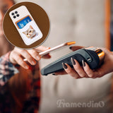 Framendino, 12 Pack Card Holders for Cell Phones Sublimation PU Leather Phone Back Card Pockets Stick PU Leather Card Holder for Phone Card Sleeves DIY Craft Framendino