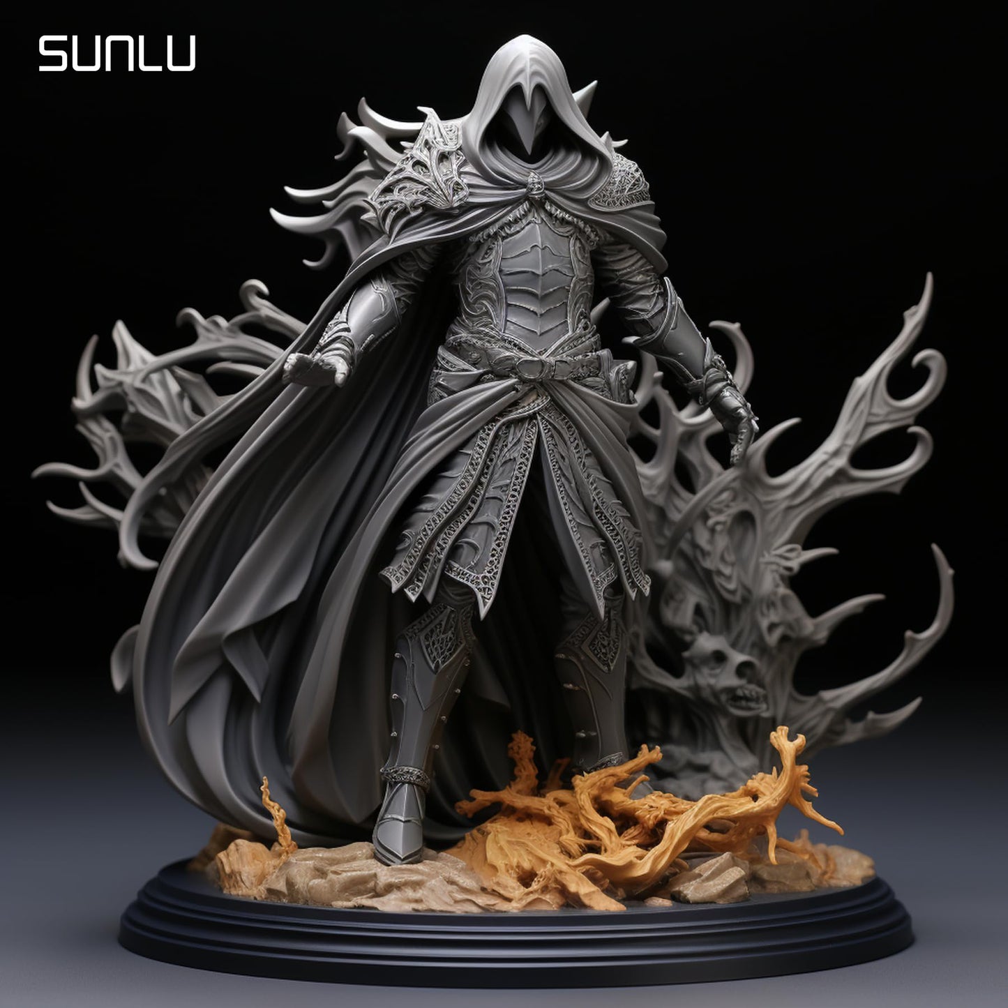 SUNLU 14K High Precision 3D Printer Resin 1KG, Standard 3D Printing Resin for Detail Printing Miniatures, Fast Curing 405nm UV Photopolymer Resin, Smooth Matte Surface, Better Liquidity, 1000G Black