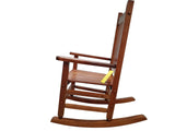 Rocking Rocker - K086NT Durable Natural Child’s Wood Porch Rocker/Outdoor Rocking Chair - Indoor or Outdoor - Suitable for 4-8 Years Old Rockingrocker