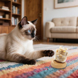 【NEW】Memorial Bottle for Pet Hair with Base, Cat Pet Fur Keepsake, Pet Hair Memorial Keepsake, Pet Memorial Gifts for Cats, Cat Keepsake Fur Holder Cat Whisker Jar Memory Sympathy Gift Vials for Cat SEGIIFO