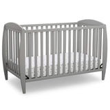 Delta Children Taylor 4-in-1 Convertible Baby Crib, Easy to Assemble, Sustainable New Zealand Wood, Grey Delta Children