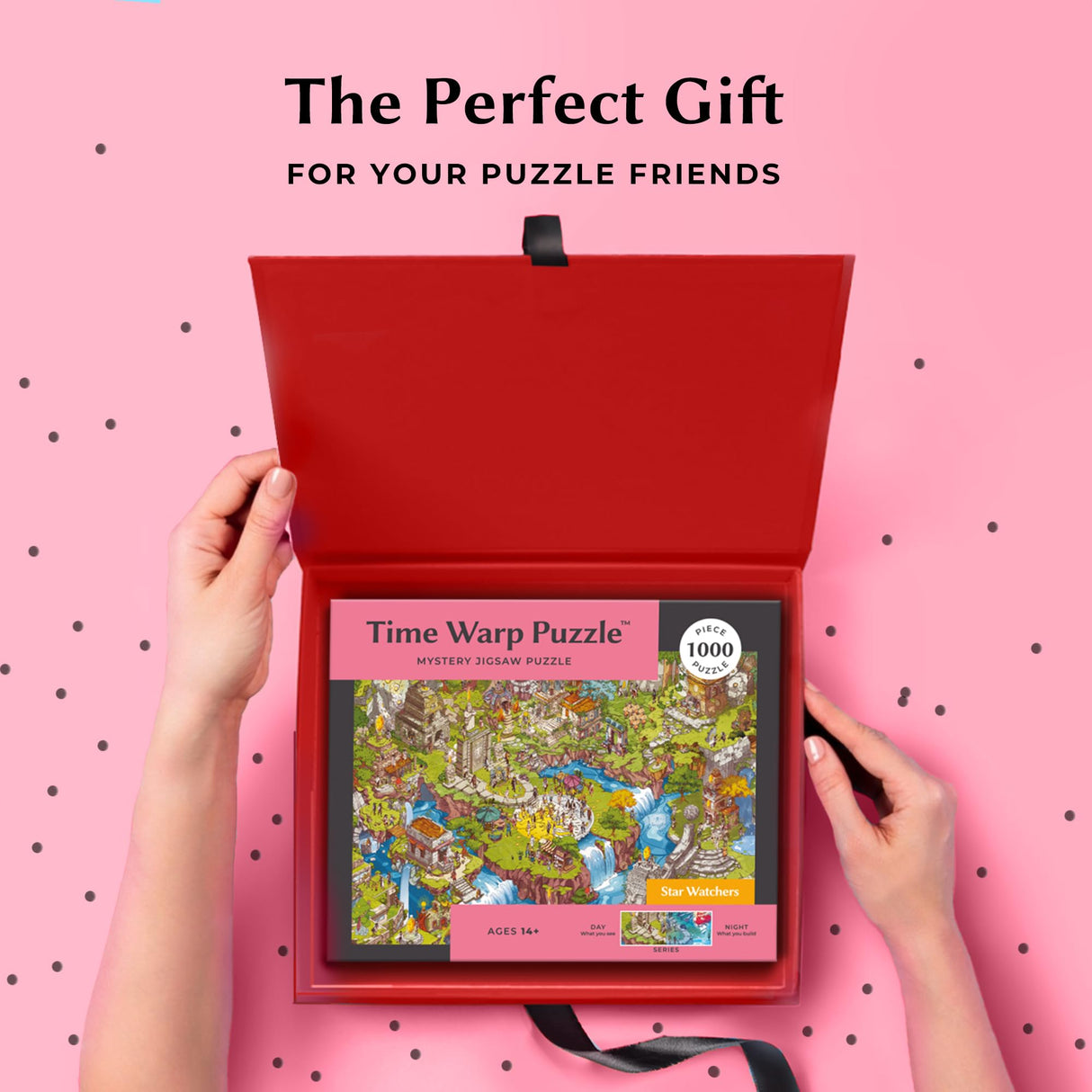 Time Warp Puzzle Mystery Jigsaw Puzzle 1000 Pieces for Adults Day Night Series - A Challenging, Difficult, Picture Changing Puzzle to Solve 26.625 x 19.25 in (Starwatchers) da Vinci's Room