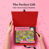 Time Warp Puzzle Mystery Jigsaw Puzzle 1000 Pieces for Adults Day Night Series - A Challenging, Difficult, Picture Changing Puzzle to Solve 26.625 x 19.25 in (Starwatchers) da Vinci's Room