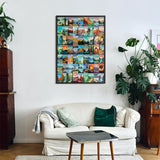 National Parks Puzzle for Adults 1000 Pieces, Travel Poster Landscape Puzzle Including Zion Yellowstone Yosemite, Nature Jigsaw Puzzles Scenery Mountain Scene PICKFORU